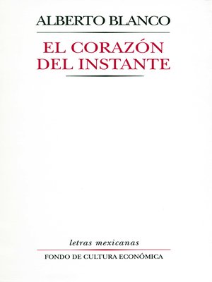 cover image of El corazón del instante